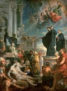 Peter Paul Rubens Saint Ambrose forbids emperor Theodosius Sweden oil painting artist